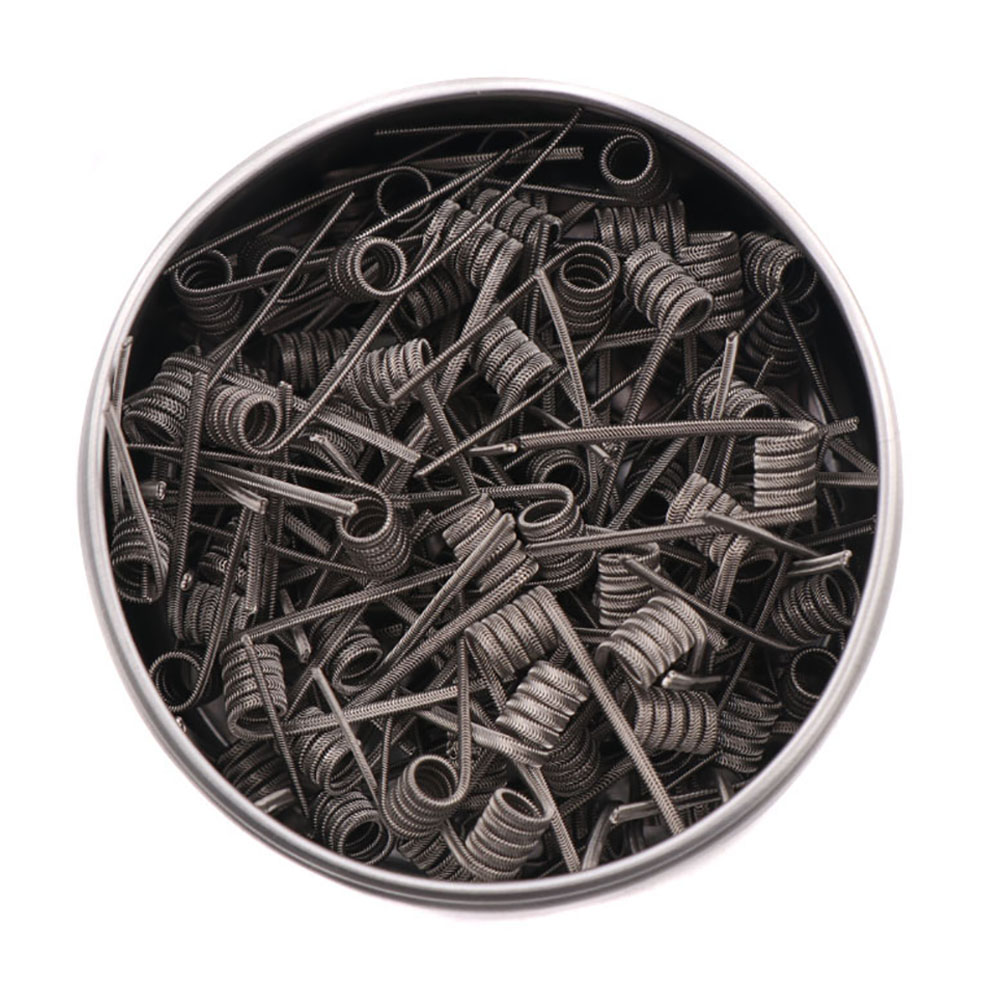 NEW XFKM 100PCS/box NI80/A1/SS - Clapton Wire Pre Built recensione e prezzo