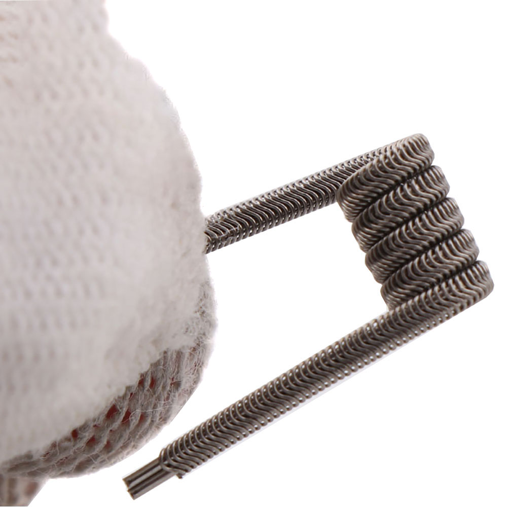 NEW XFKM 100PCS/box NI80/A1/SS - Clapton Wire Pre Built recensione e prezzo