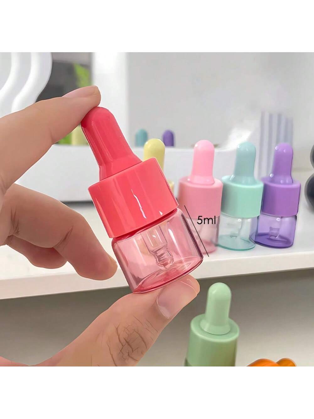 5 Pcs 5ml 10ml Colored Glass D - Juice Bottle Dropper recensione e prezzo