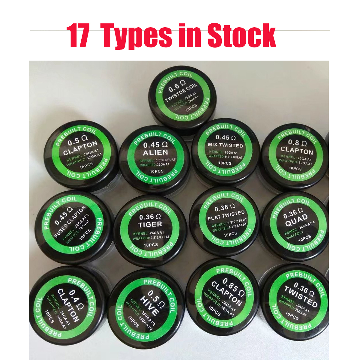 10Pcs/Box Fuse A1 Heating Wire - Clapton Wire Pre Built recensione e prezzo