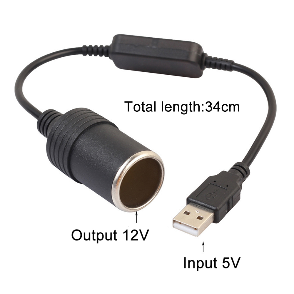 1pc 5V 2A USB To 12V Cigarette - Accessories Experts Vape recensione e prezzo