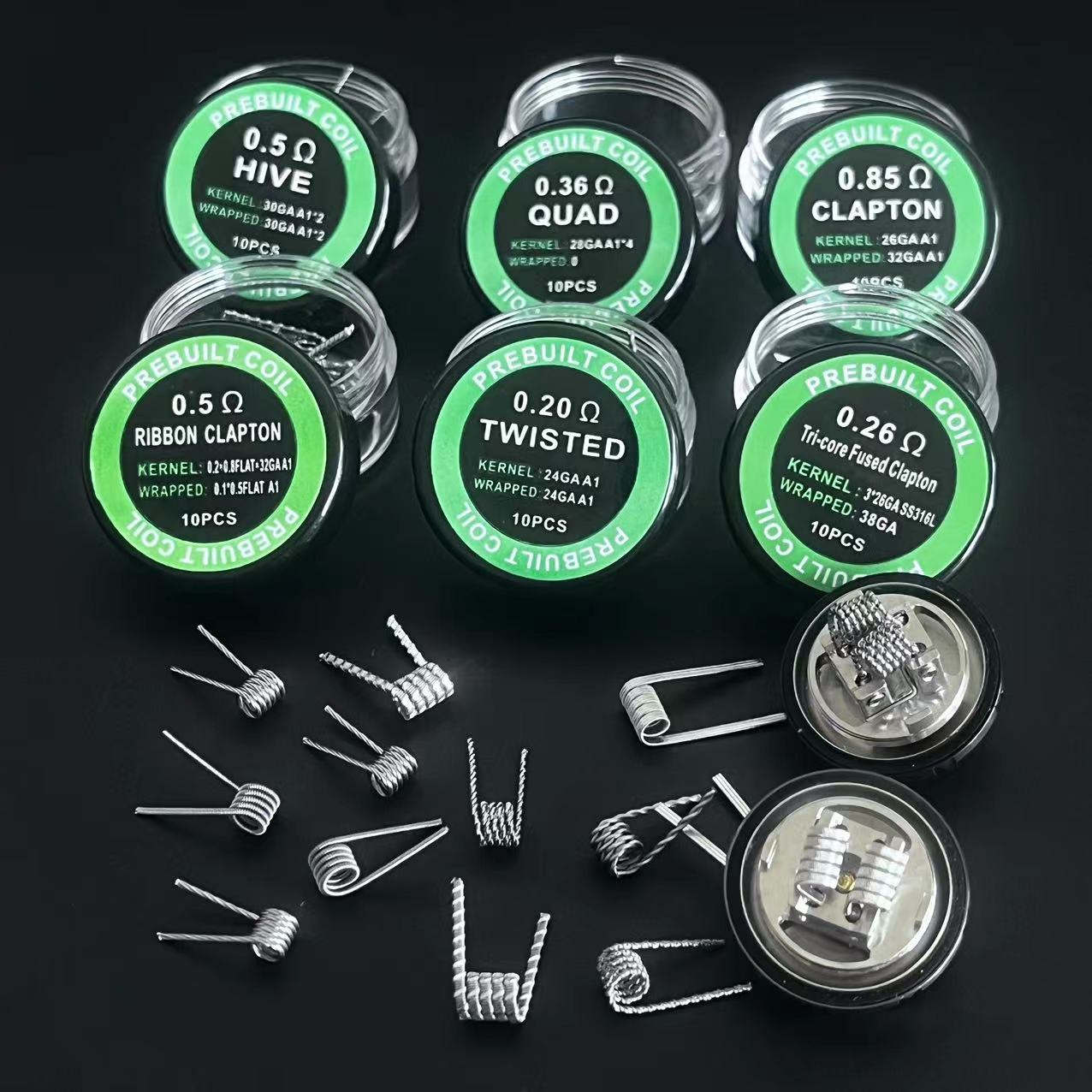 50pcs/30pcs/20pcs/10pcs DL RDL - Clapton Wire Pre Built recensione e prezzo