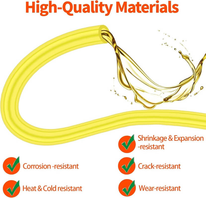Yellow Fuel Line Hose Set 2x3. - Weed Vaping Accessories recensione e prezzo