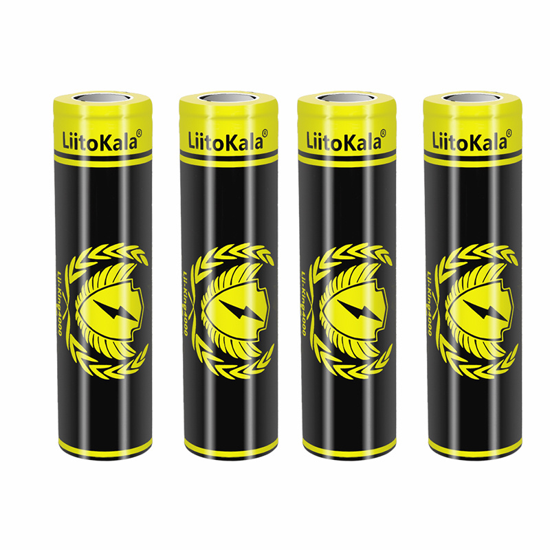 4pcs LiitoKala 3.7V 18650/2170 - Vape Battery 18650 recensione e prezzo