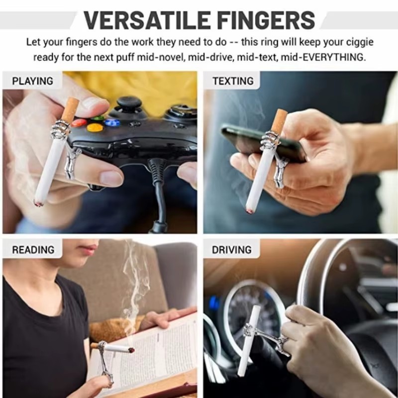 Funny Cigarette Hand Holder Sm - Vape Ring recensione e prezzo