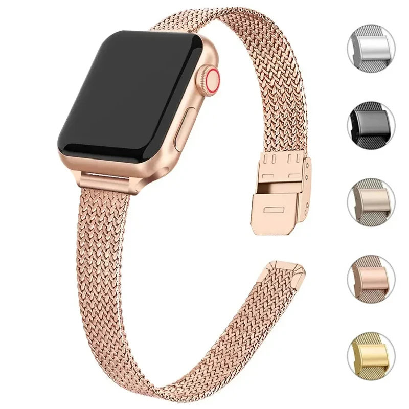 Premium Thin Metal Watch Band  - Mesh Coil Strip recensione e prezzo