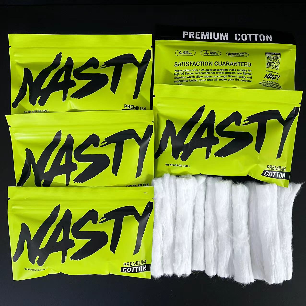 10/5 x Bag NASTY Cotton Long F - Cotton Wick Organic recensione e prezzo
