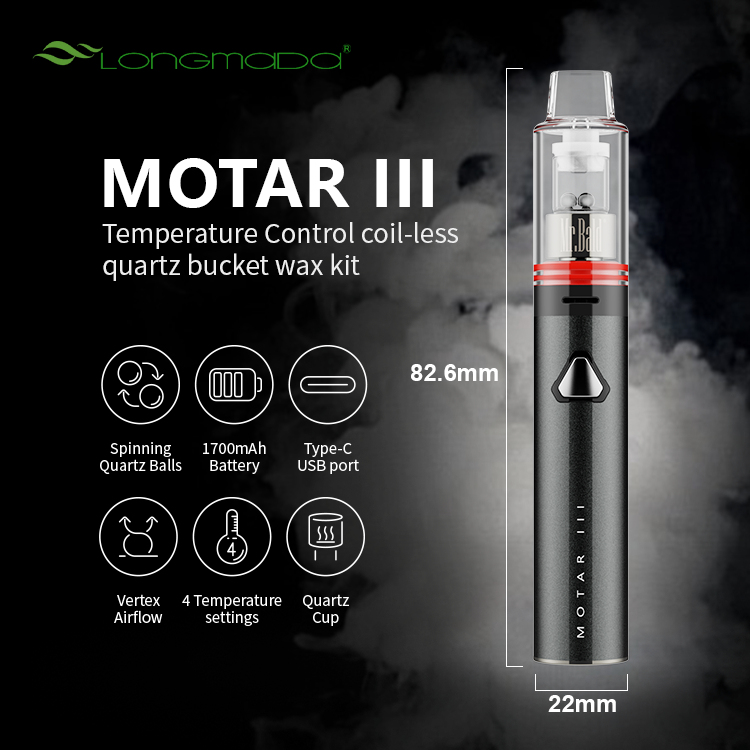 Longmada Motar III 3 Wax Pen K - Vaping Area recensione e prezzo
