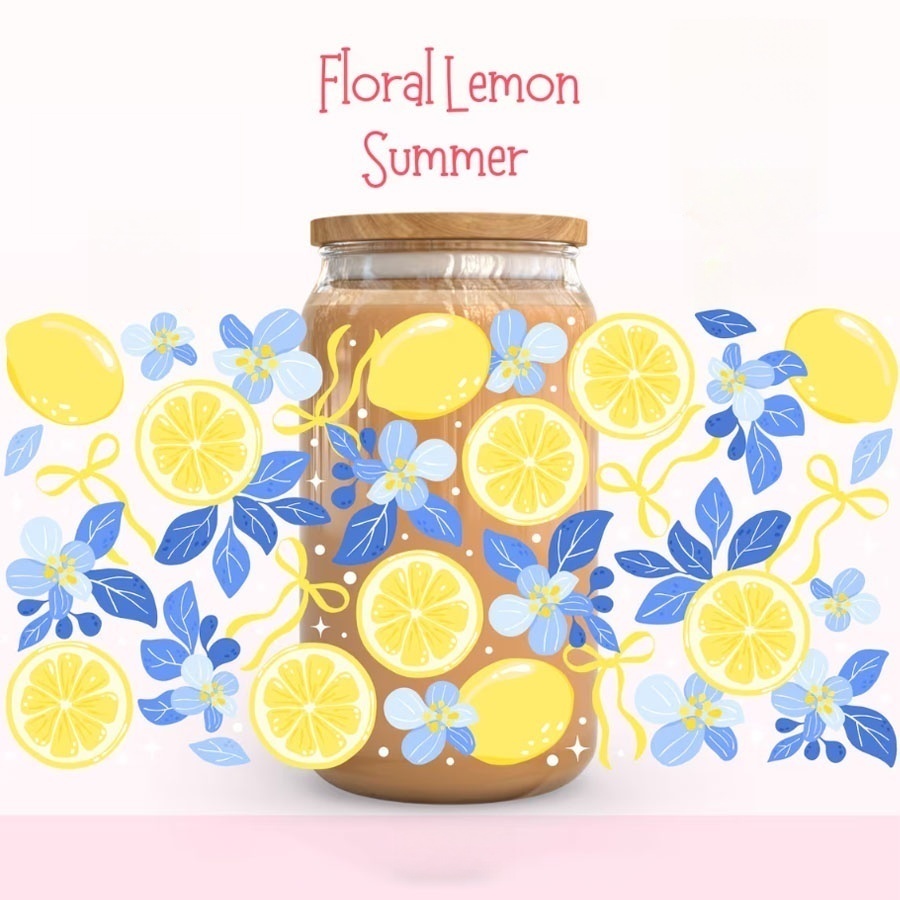 Lemon Floral UV DTF Transfer S - Rdta Tank Glass recensione e prezzo