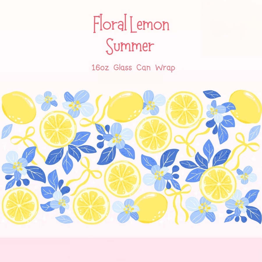 Lemon Floral UV DTF Transfer S - Rdta Tank Glass recensione e prezzo