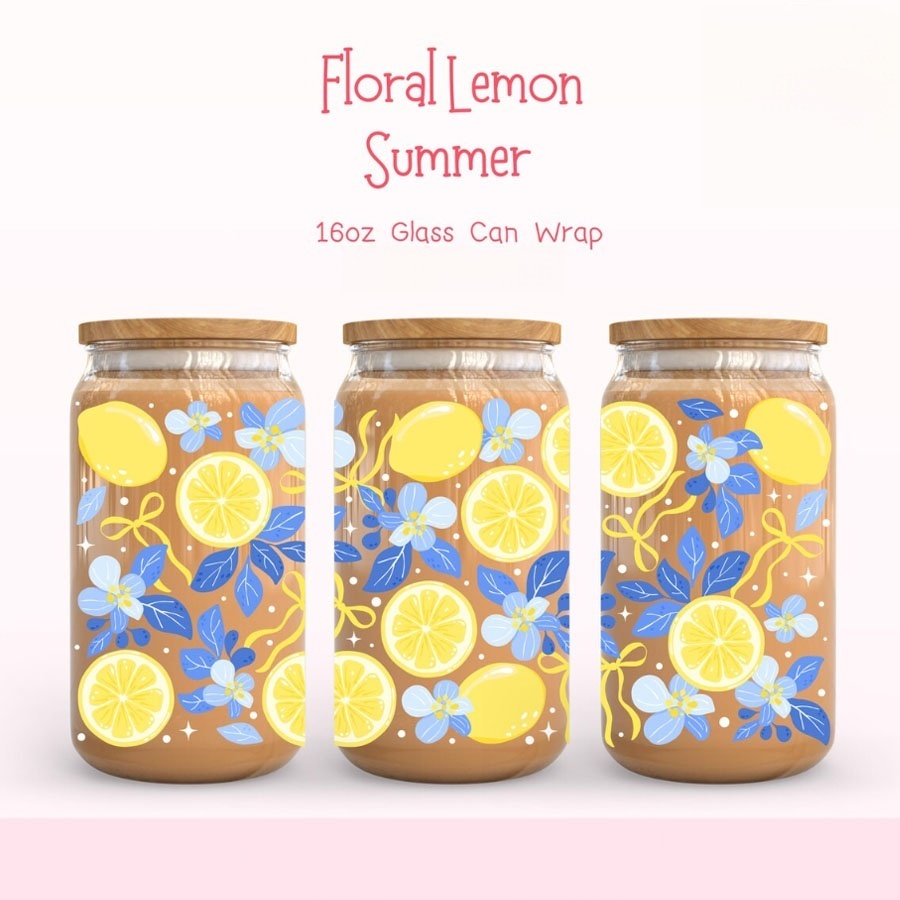 Lemon Floral UV DTF Transfer S - Rdta Tank Glass recensione e prezzo