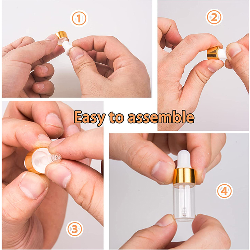 5Pcs 1ml/2ml/3ml/5ml Empty Gla - Juice Bottle Dropper recensione e prezzo