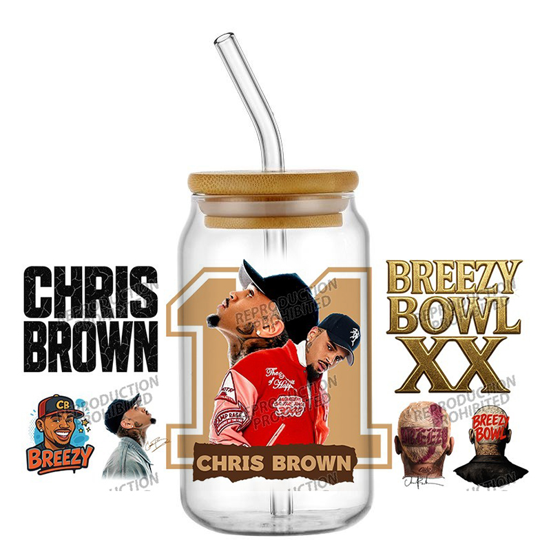 New Popular Singer Chris Brown - Rdta Tank Glass recensione e prezzo