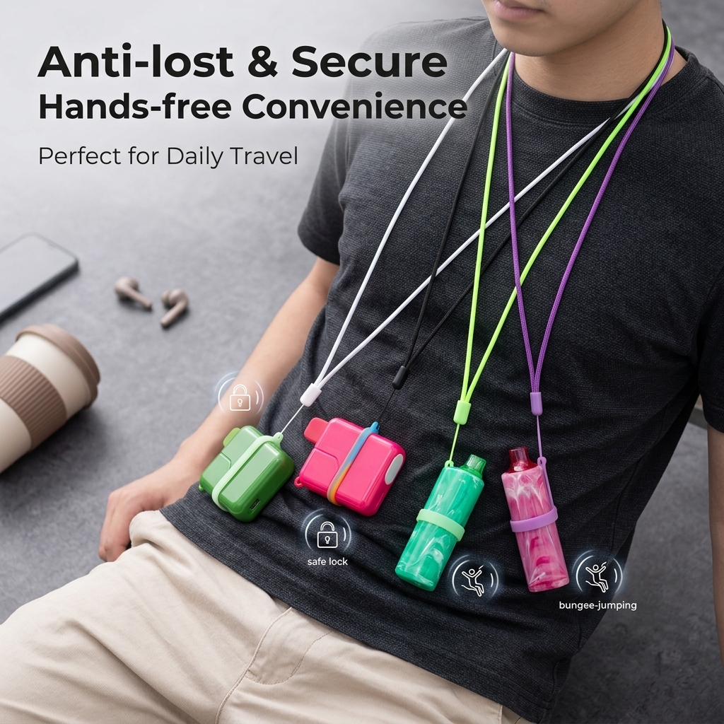Multi-Color E-cigarette Lanyar - Vape Band Silicone recensione e prezzo