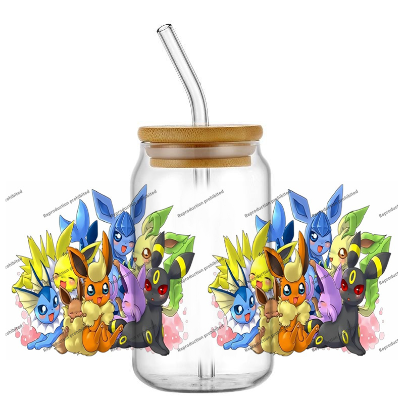 Pokemon pattern UV DTF cup wra - Rdta Tank Glass recensione e prezzo