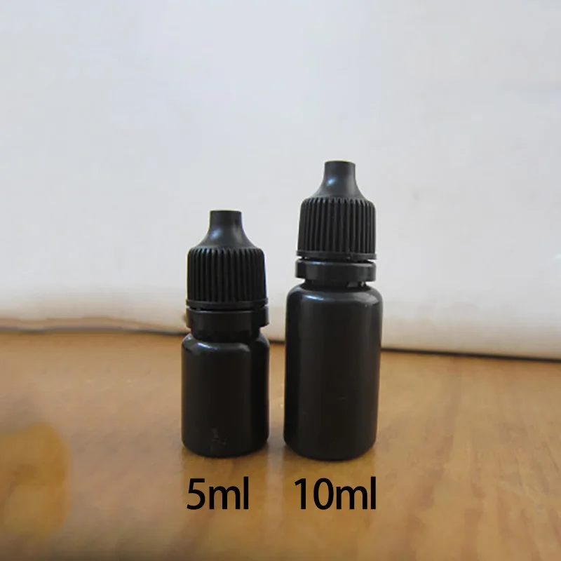 Black 5ml 10ml Cosmetic Liquid - Juice Bottle Dropper recensione e prezzo