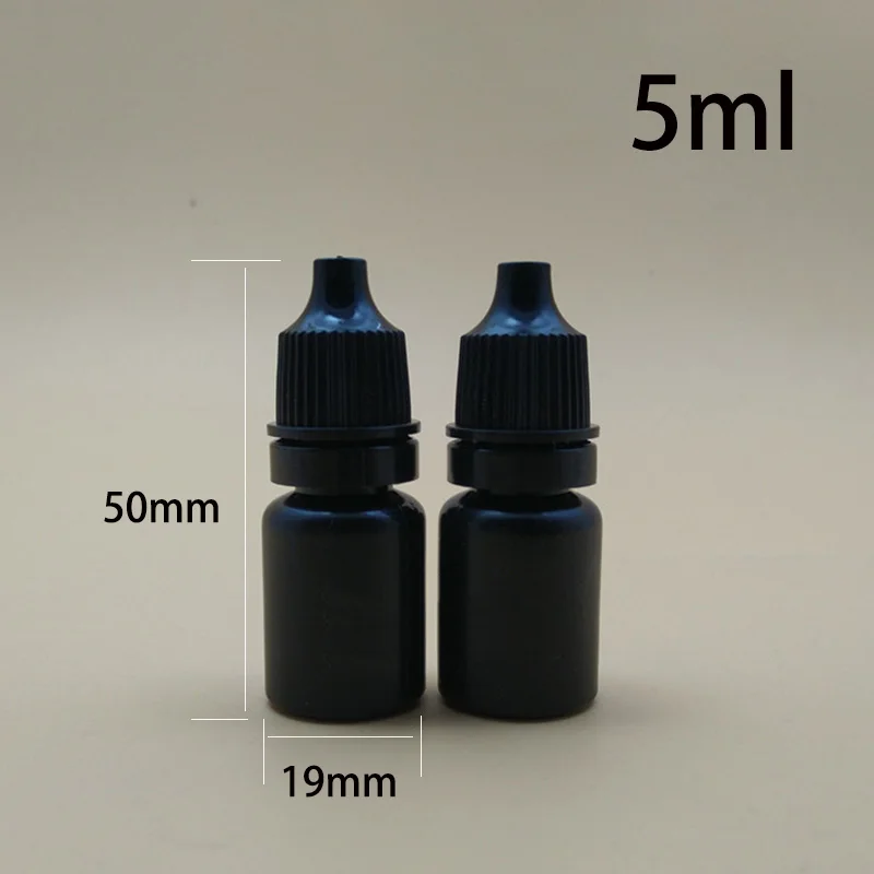 Black 5ml 10ml Cosmetic Liquid - Juice Bottle Dropper recensione e prezzo
