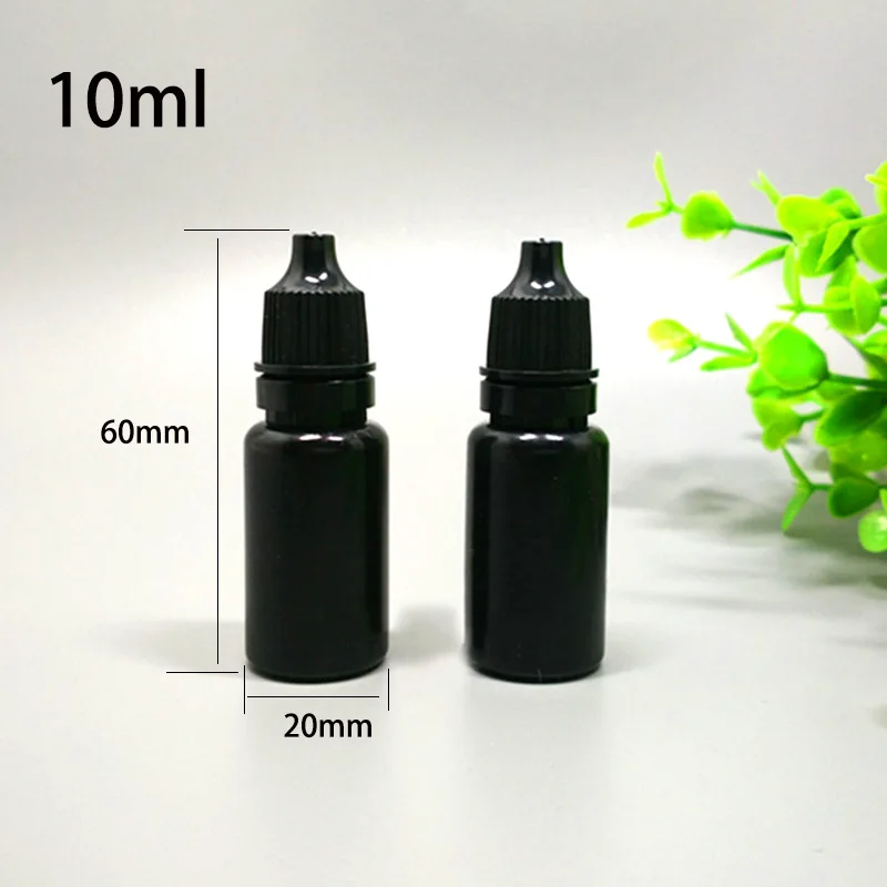 Black 5ml 10ml Cosmetic Liquid - Juice Bottle Dropper recensione e prezzo