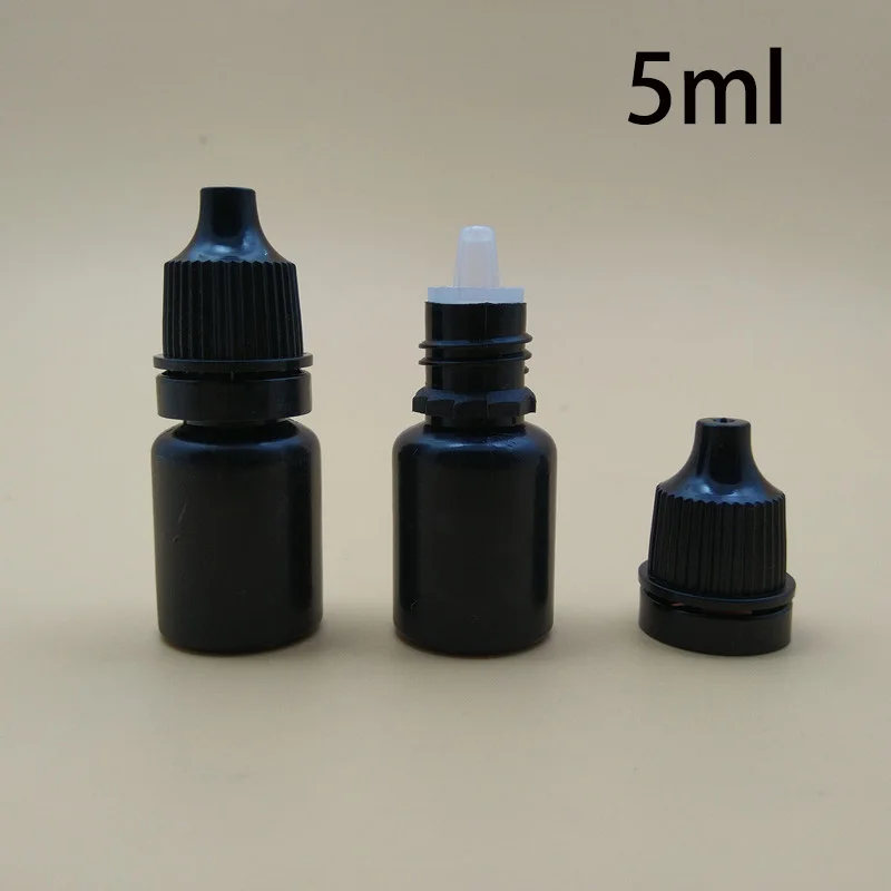Black 5ml 10ml Cosmetic Liquid - Juice Bottle Dropper recensione e prezzo