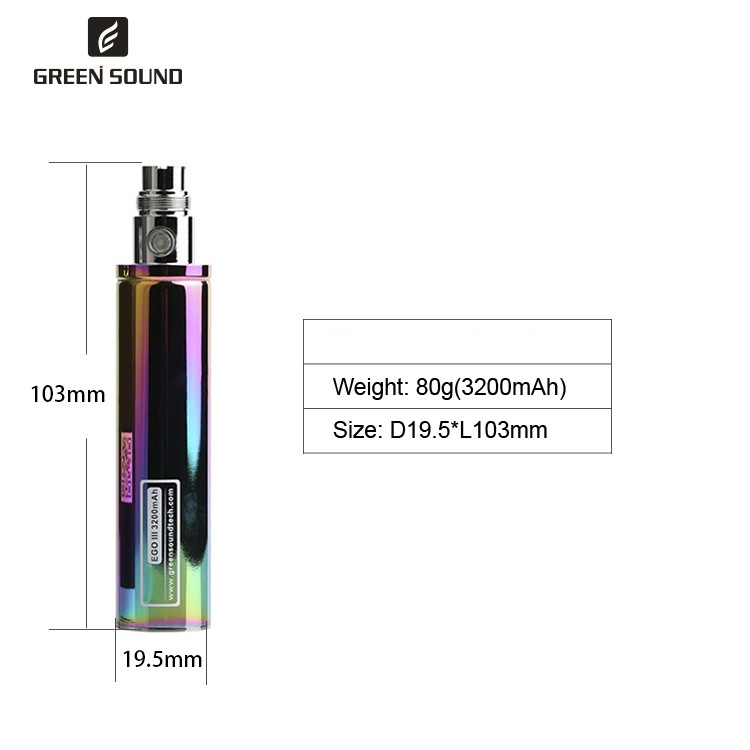GS Ego 3 III 3200mAh Battery V - Vape Accessory recensione e prezzo