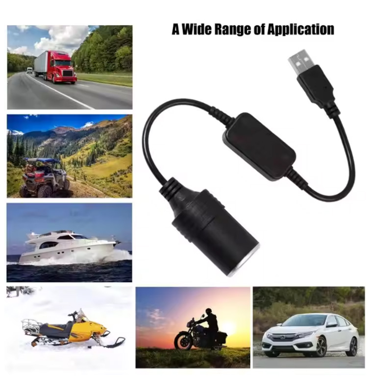 1pc 5V 2A USB To 12V Cigarette - Accessories Experts Vape recensione e prezzo