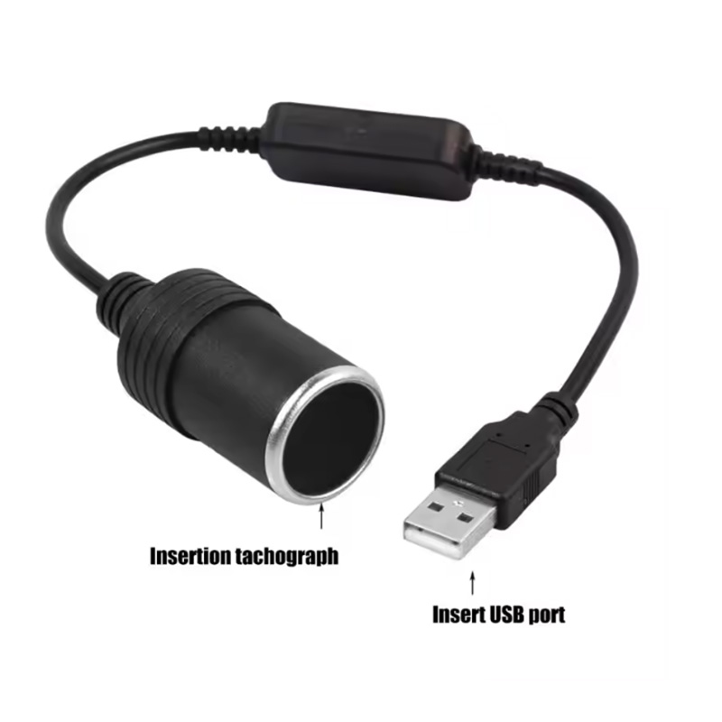 1pc 5V 2A USB To 12V Cigarette - Accessories Experts Vape recensione e prezzo