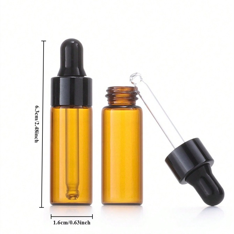 10pcs 5ml Amber Dropper Glass  - Juice Bottle Dropper recensione e prezzo