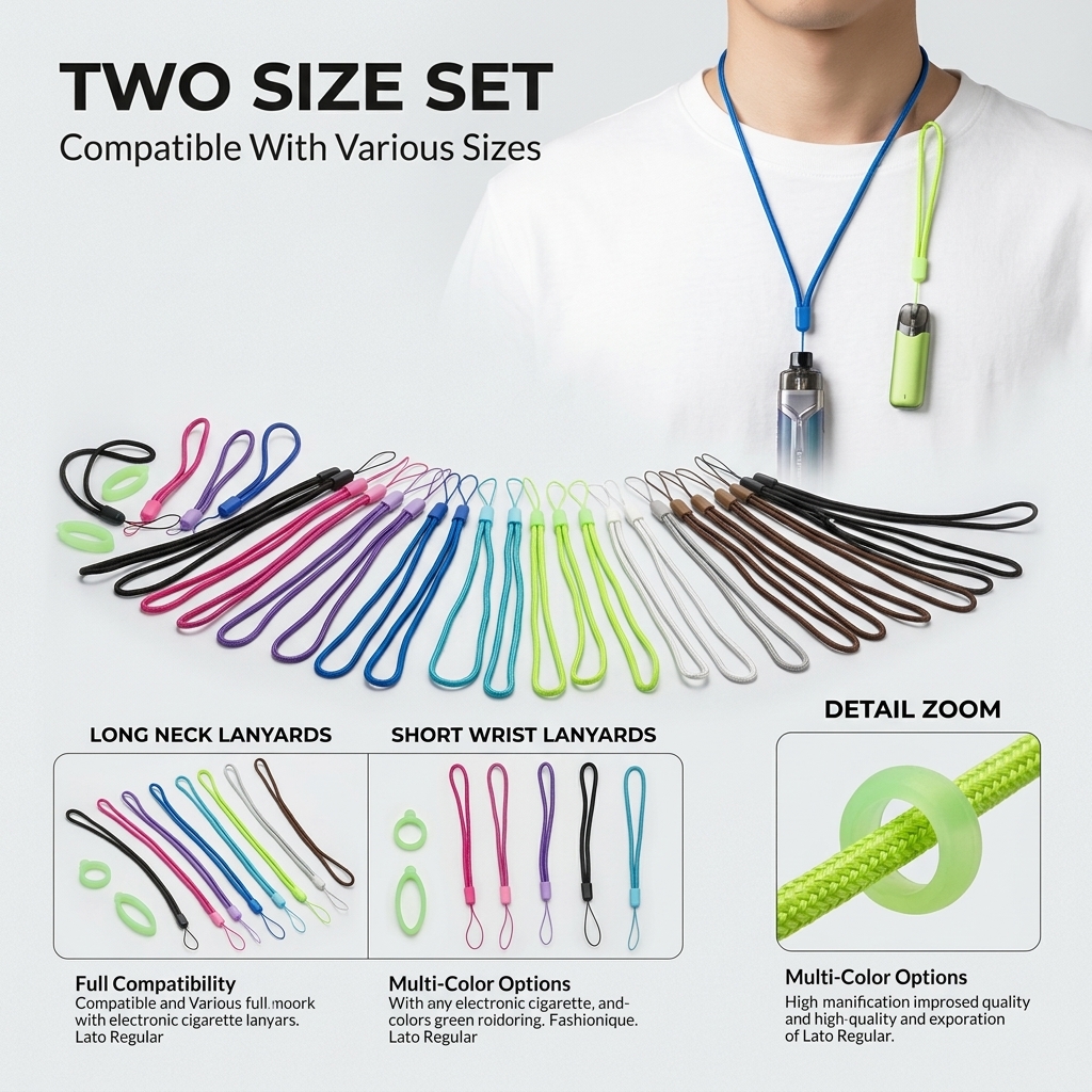 Universal Silicone Lanyard Set - Vape Band Silicone recensione e prezzo