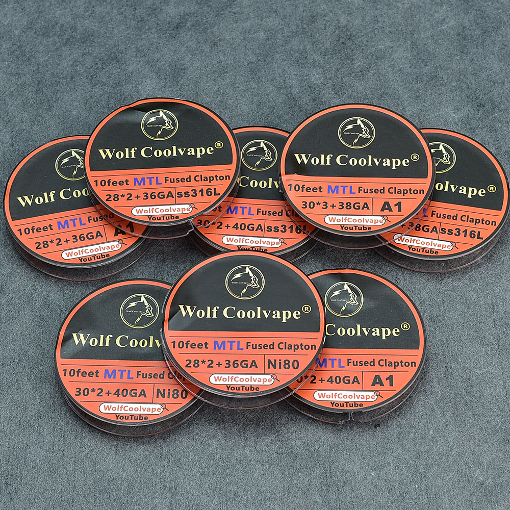 10Feet NI80/A1/SS316L MTL Fuse - Clapton Wire Pre Built recensione e prezzo