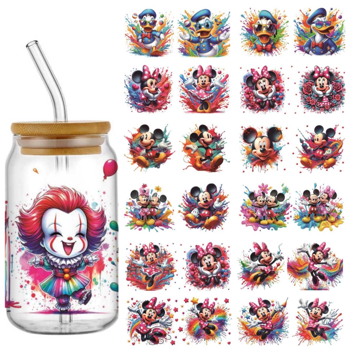 Mickey and Minnie UV DTF Cup W - Rdta Tank Glass recensione e prezzo