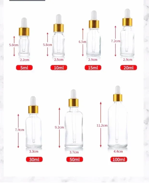 Wholesale 100PCS 15/30/50/100m - Juice Bottle Dropper recensione e prezzo