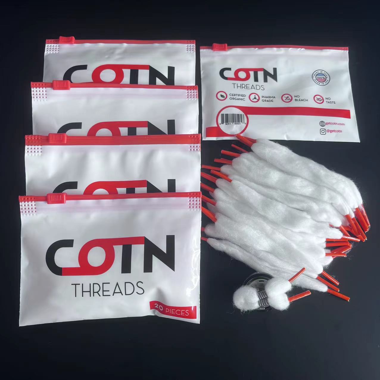 100/60/20pcs Prebuilt Wire Coi - Cotton Wick Organic recensione e prezzo