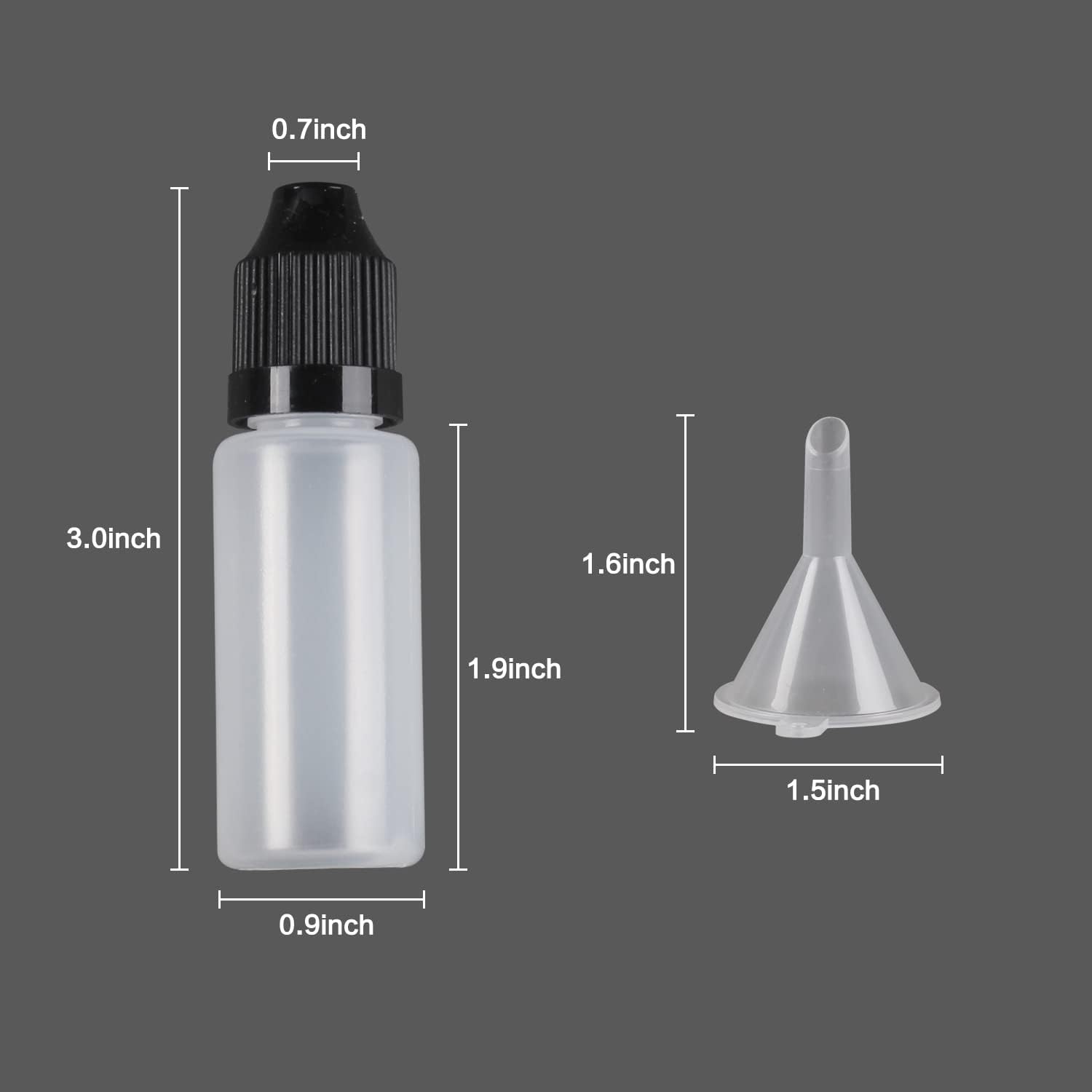 10Pcs  LDPE 15ml Thin Tip Drop - Juice Bottle Dropper recensione e prezzo
