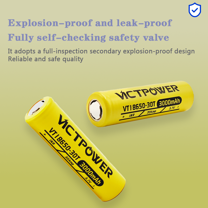 30A Continuous Drain Vicpower  - Vape Battery 18650 recensione e prezzo
