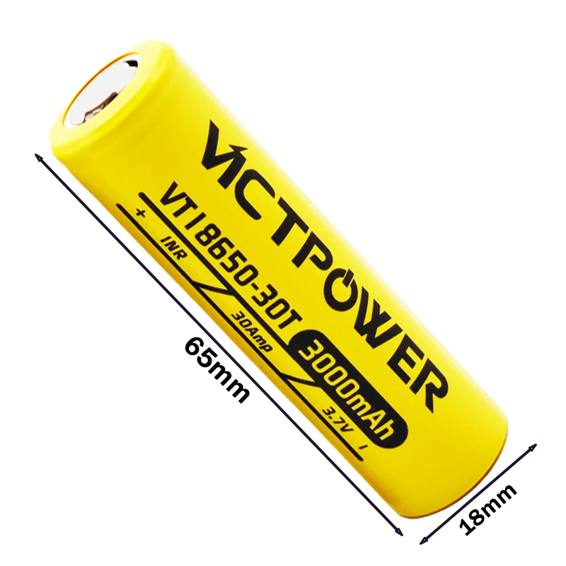 30A Continuous Drain Vicpower  - Vape Battery 18650 recensione e prezzo