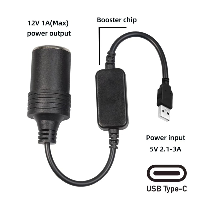 5V 2A USB To 12V Cigarette Lig - Accessories Experts Vape recensione e prezzo