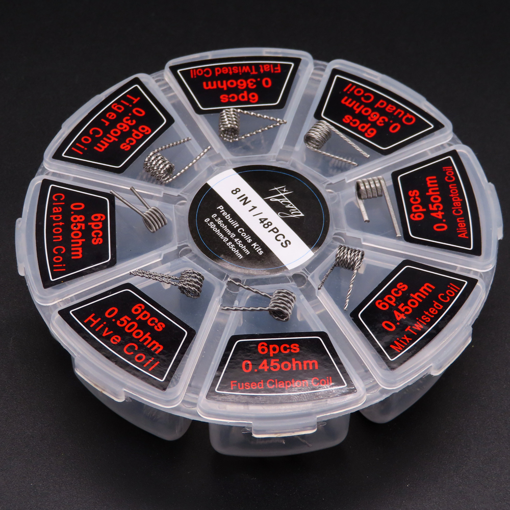 48pcs/set Premade Coils RTA RD - Vaping Area recensione e prezzo