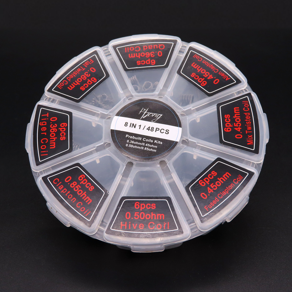 48pcs/set Premade Coils RTA RD - Vaping Area recensione e prezzo