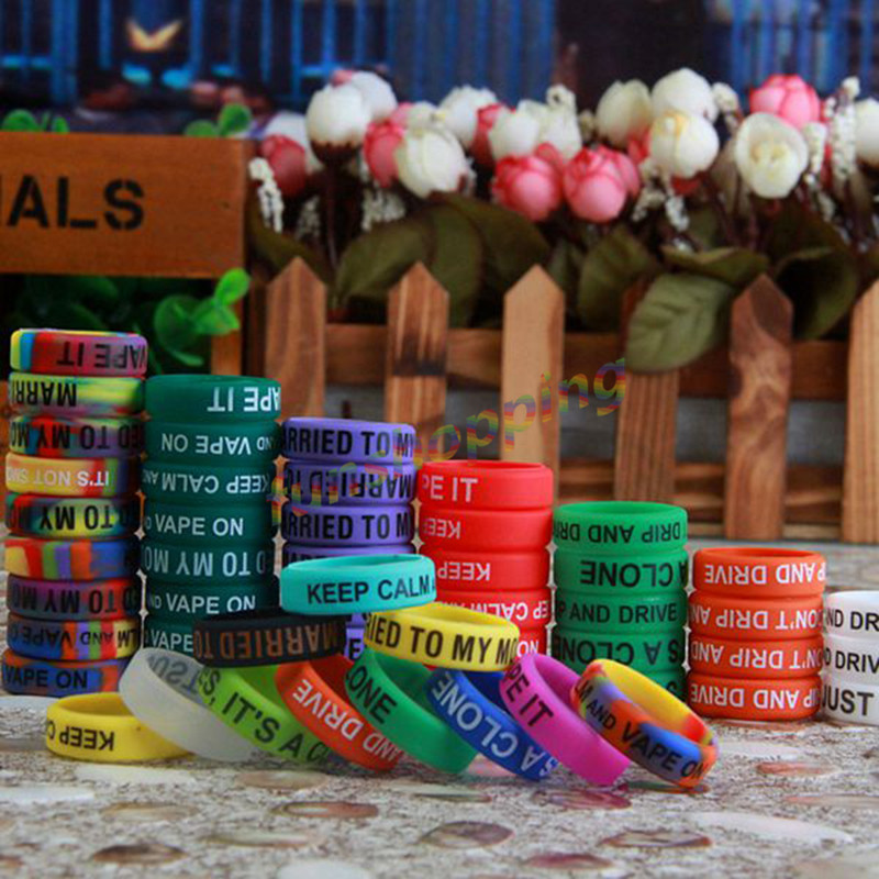 10 pcs / Lot Multi-color Anti- - Vape Band Silicone recensione e prezzo