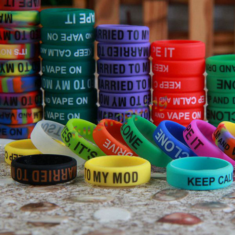 10 pcs / Lot Multi-color Anti- - Vape Band Silicone recensione e prezzo
