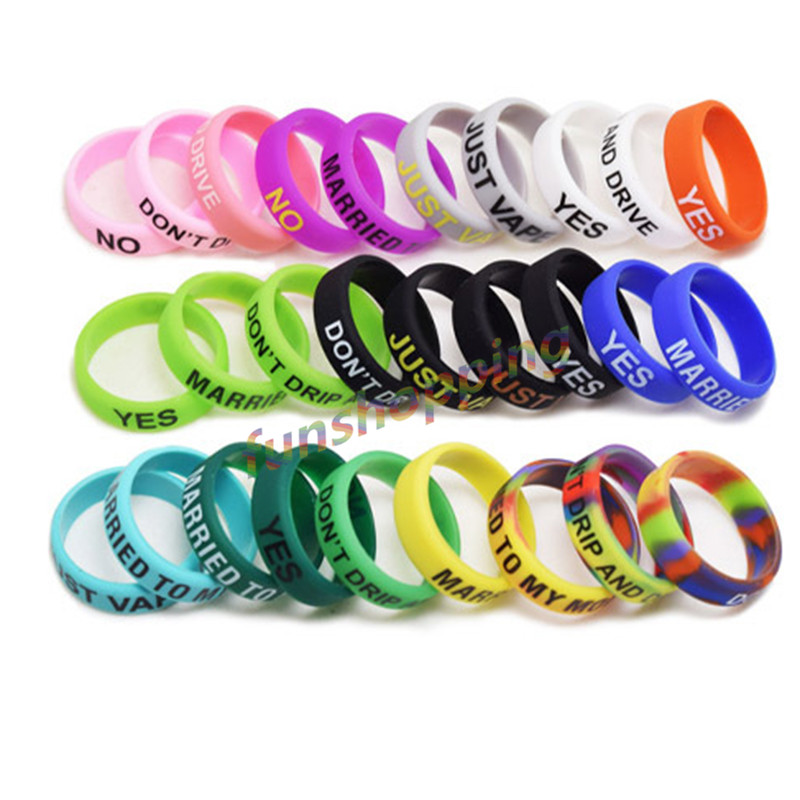 10 pcs / Lot Multi-color Anti- - Vape Band Silicone recensione e prezzo