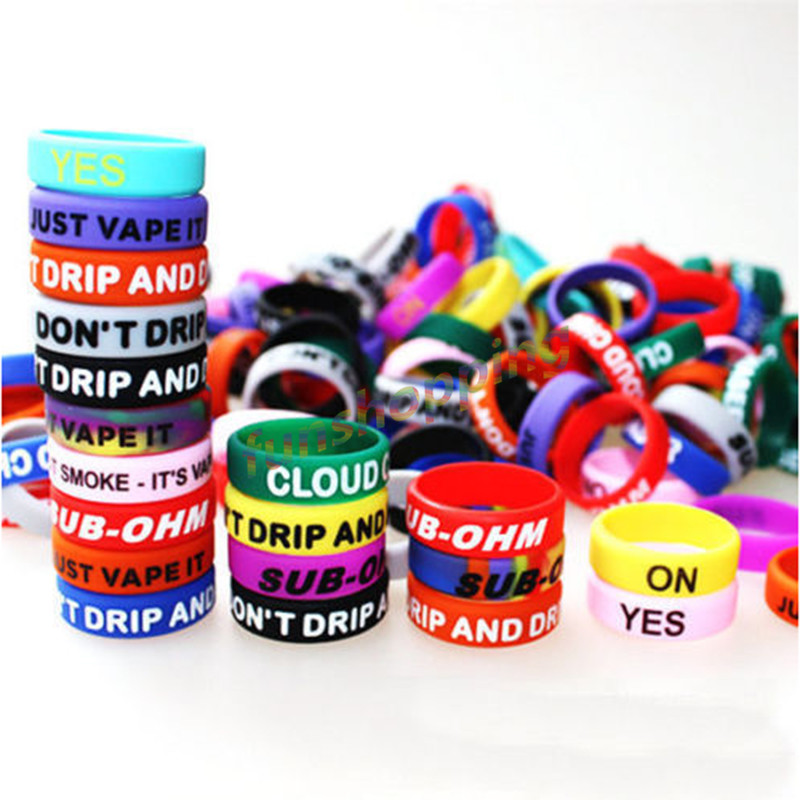 10 pcs / Lot Multi-color Anti- - Vape Band Silicone recensione e prezzo