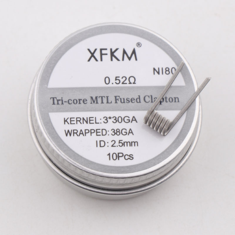 NEW XFKM 10PCS/box NI80/A1/SS3 - Clapton Wire Pre Built recensione e prezzo