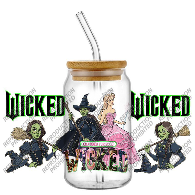 3D UV DTF Witch Bow Pattern cu - Rdta Tank Glass recensione e prezzo