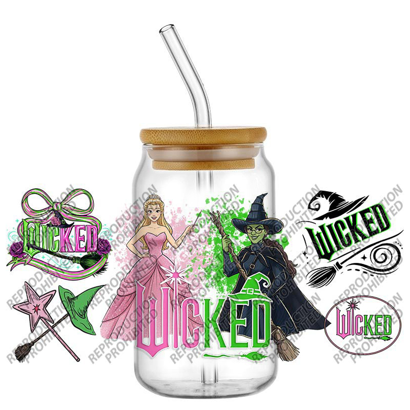 3D UV DTF Witch Bow Pattern cu - Rdta Tank Glass recensione e prezzo