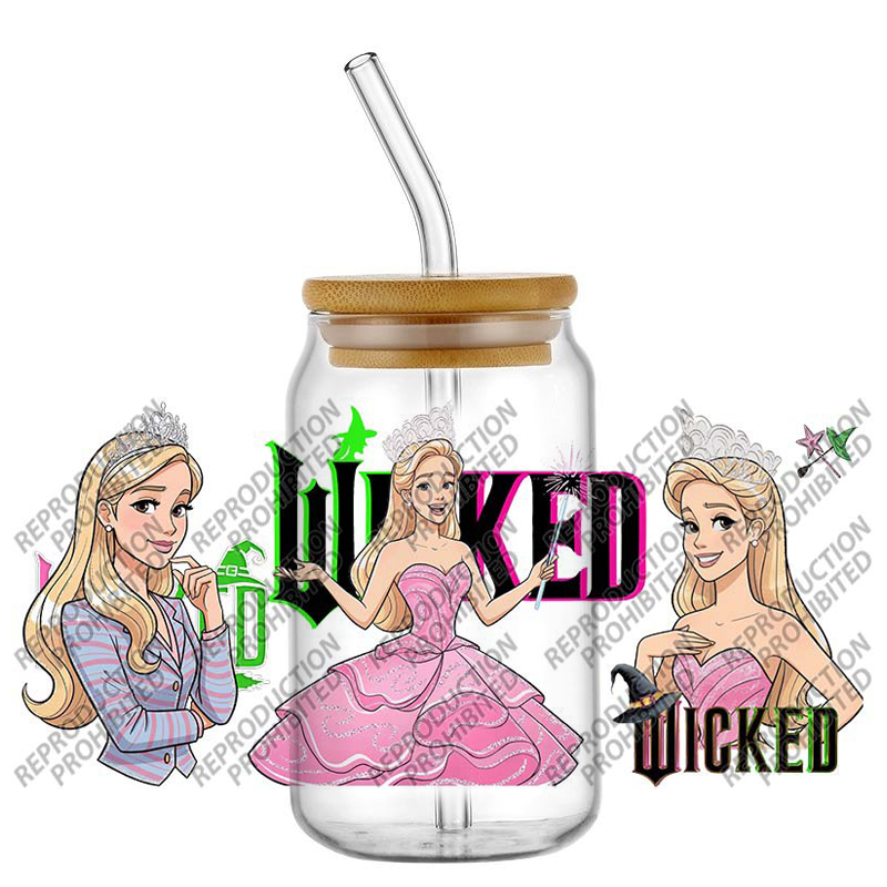 3D UV DTF Witch Bow Pattern cu - Rdta Tank Glass recensione e prezzo