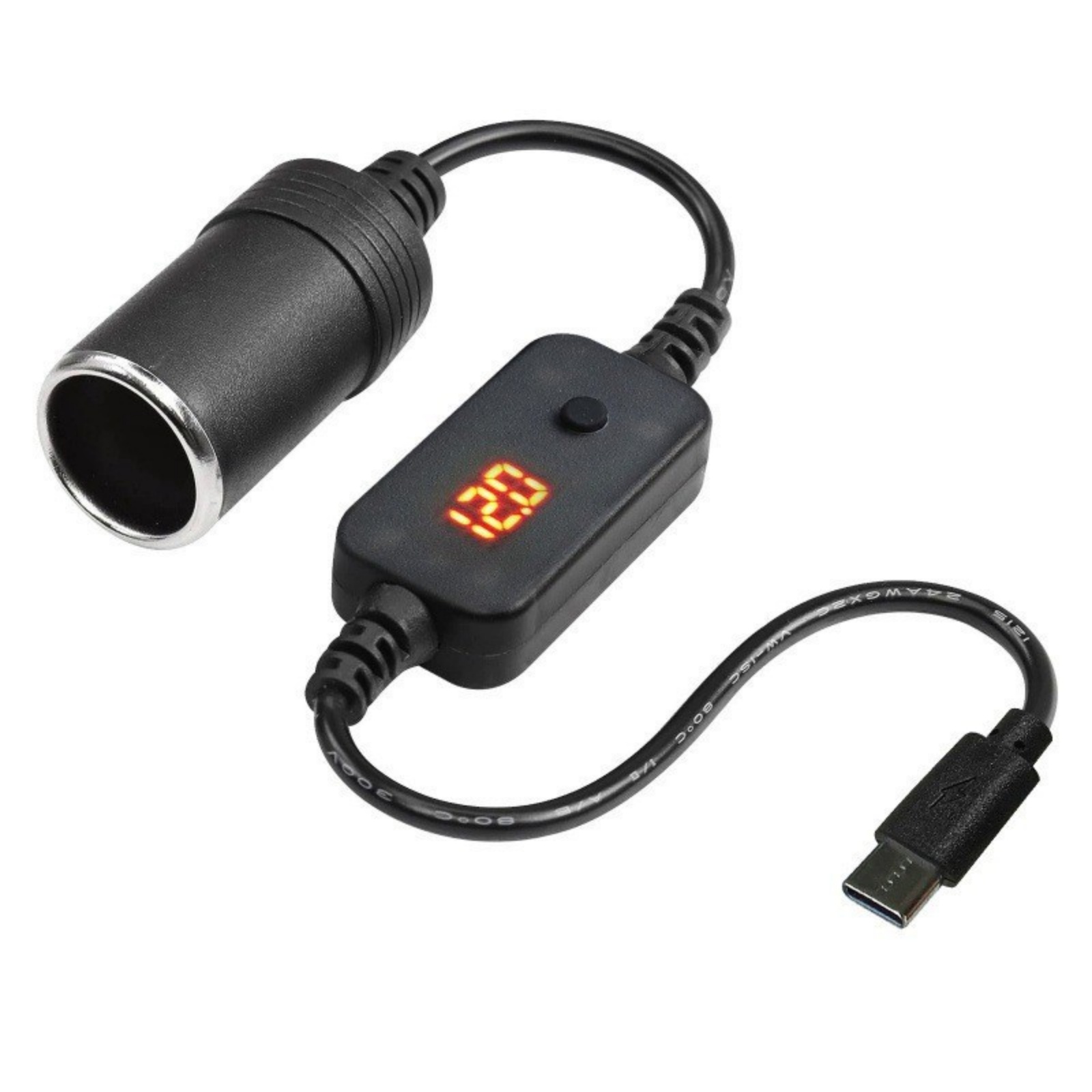1Pc USB-C to 12V Car Cigarette - Accessories Experts Vape recensione e prezzo
