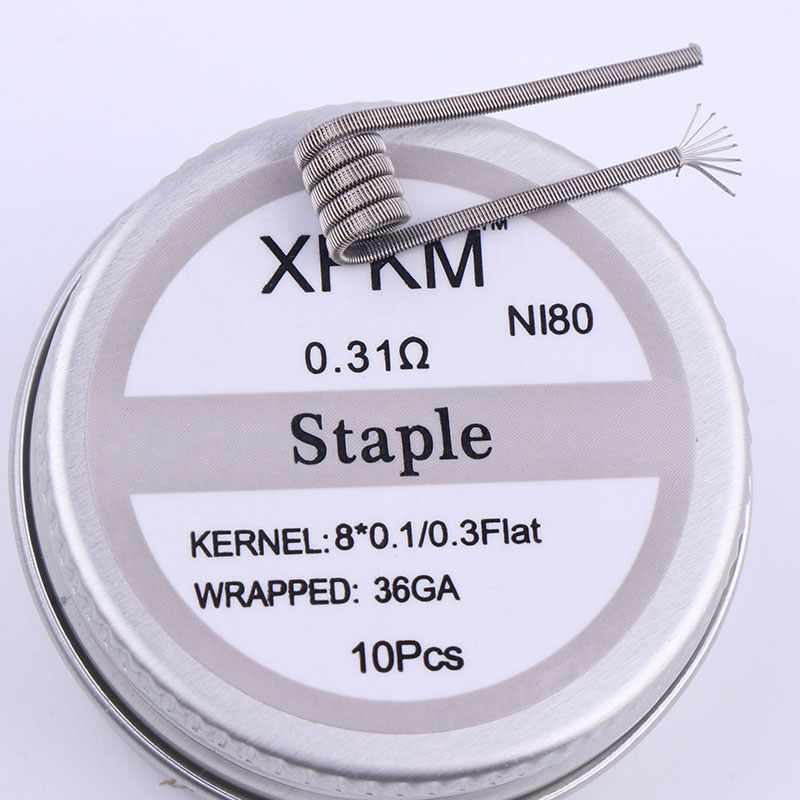 NEW XFKM 10pcs/box NI80 High D - Clapton Wire Pre Built recensione e prezzo