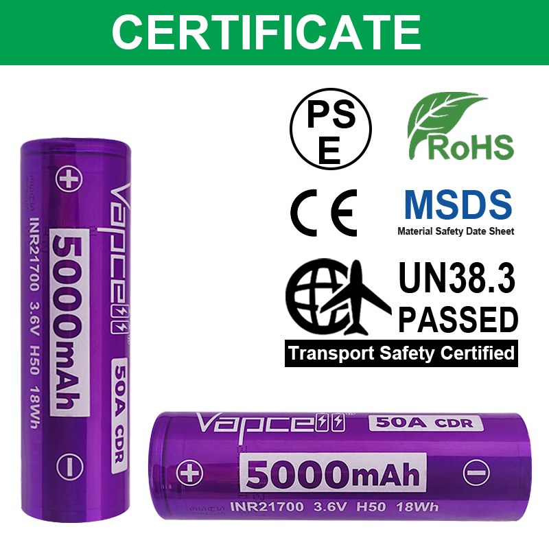 Newest Released Vapcell H50 IN - Vape Battery 18650 recensione e prezzo