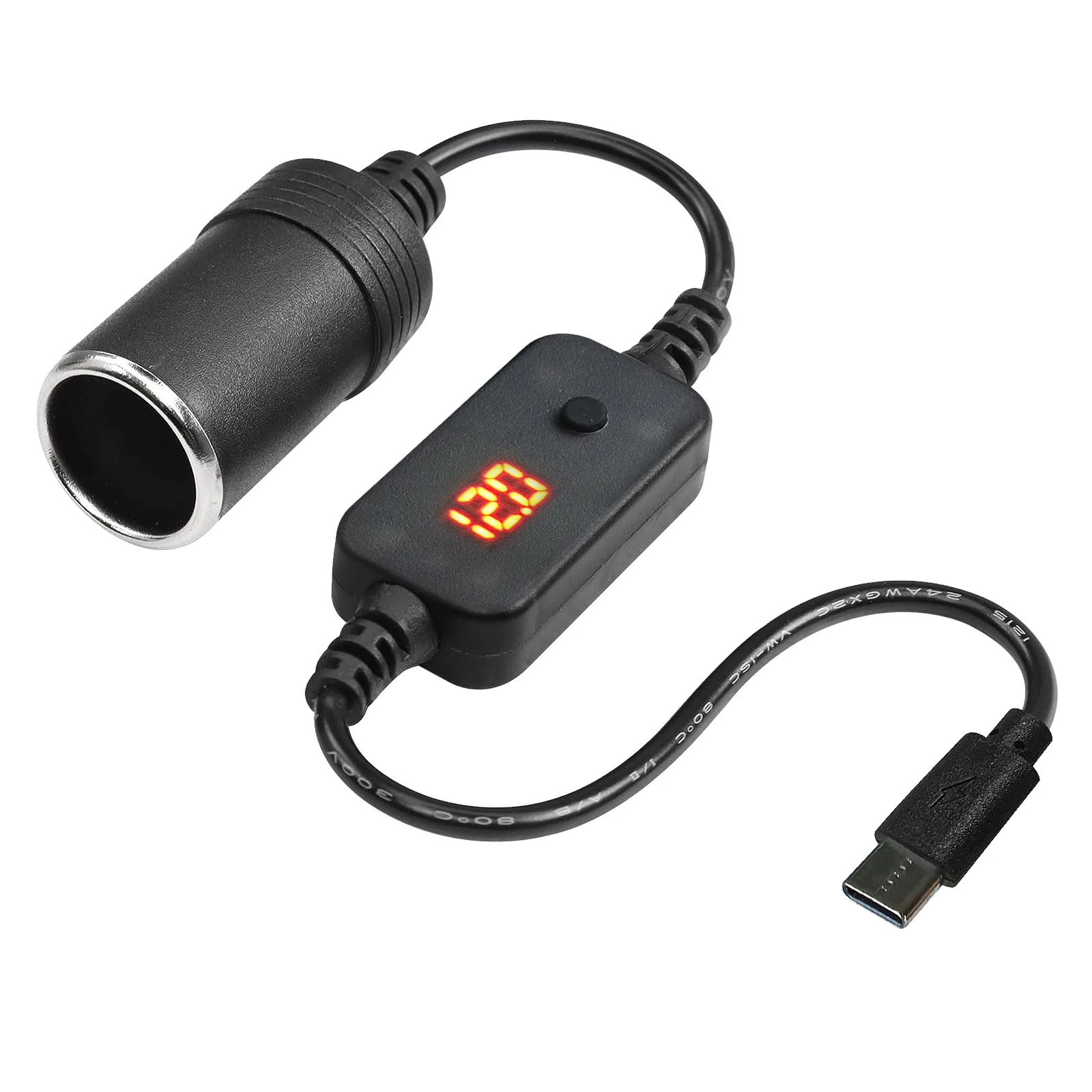 1pc 5V 2A USB To 12V Cigarette - Accessories Experts Vape recensione e prezzo